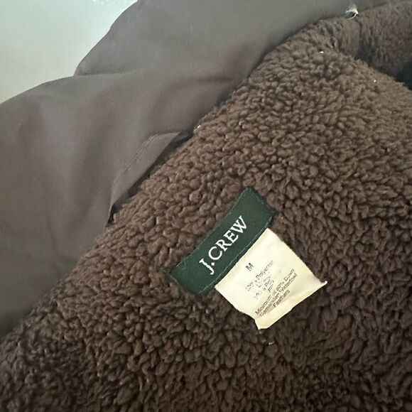 J.Crew Women’s Medium Brown Lined Puffer Vest - Picture 4 of 7